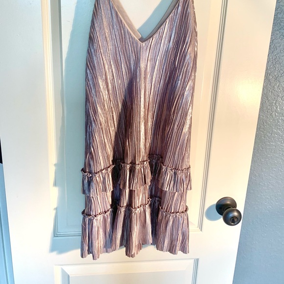 Lost + Wander Silver Mini Cocktail Dress - Picture 5 of 7